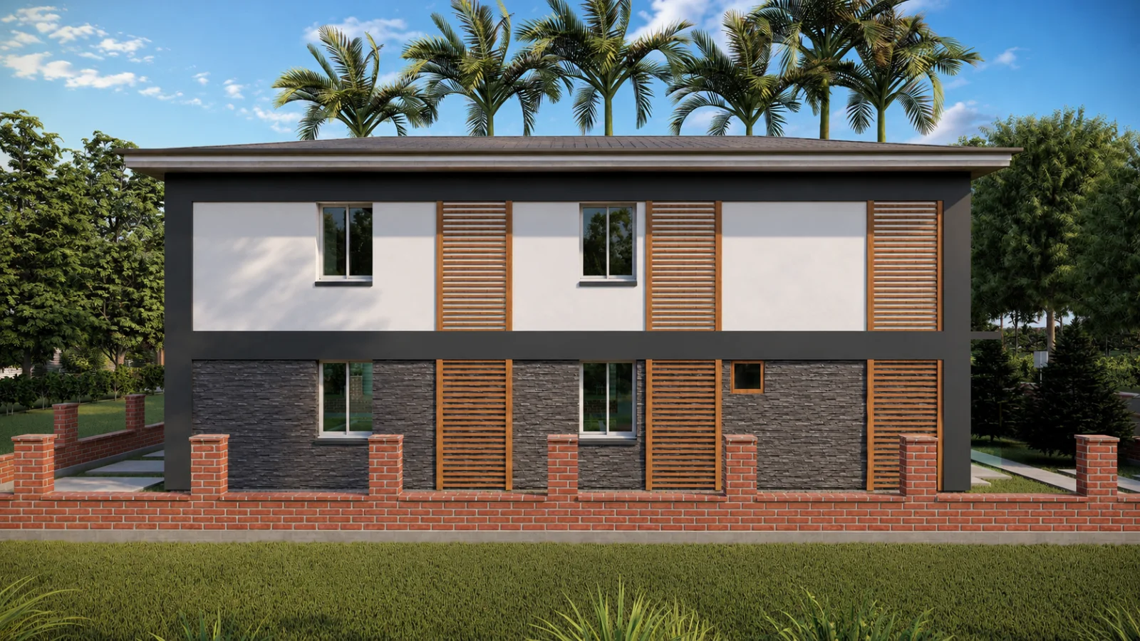 Çivril 180 m² Ahşap ve Taş Konut Projesi görsel 3