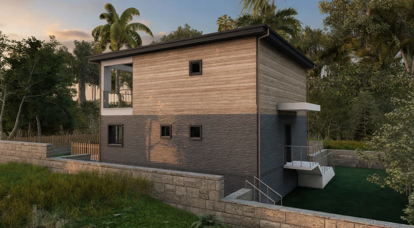 Pamukkale Kocadere 200 m² Taş Cepheli Dubleks görsel 5